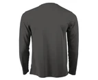 AWDis Just Cool Mens Long Sleeve Cool Sports Performance Plain T-Shirt (Charcoal) - RW684