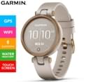 Garmin Women's 34.5mm Lily Silicone Smart Watch - Rose Gold/Light Sand 1