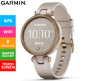Garmin Women's 34.5mm Lily Silicone Smart Watch - Rose Gold/Light Sand