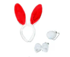Baby Bunny Play Plush Set Bdsm Pet - Red