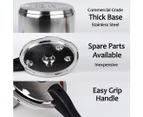 3L Commercial Grade Stainless Steel Pressure Cooker With Seal