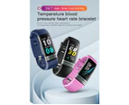 G26s Fitness Activity Heart Rate Blood Pressure Smart watch for iPhone & Android - Blue (AU Stock)