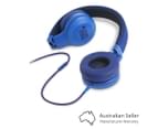JBL E35 On-Ear Wired Headphones - Blue 3