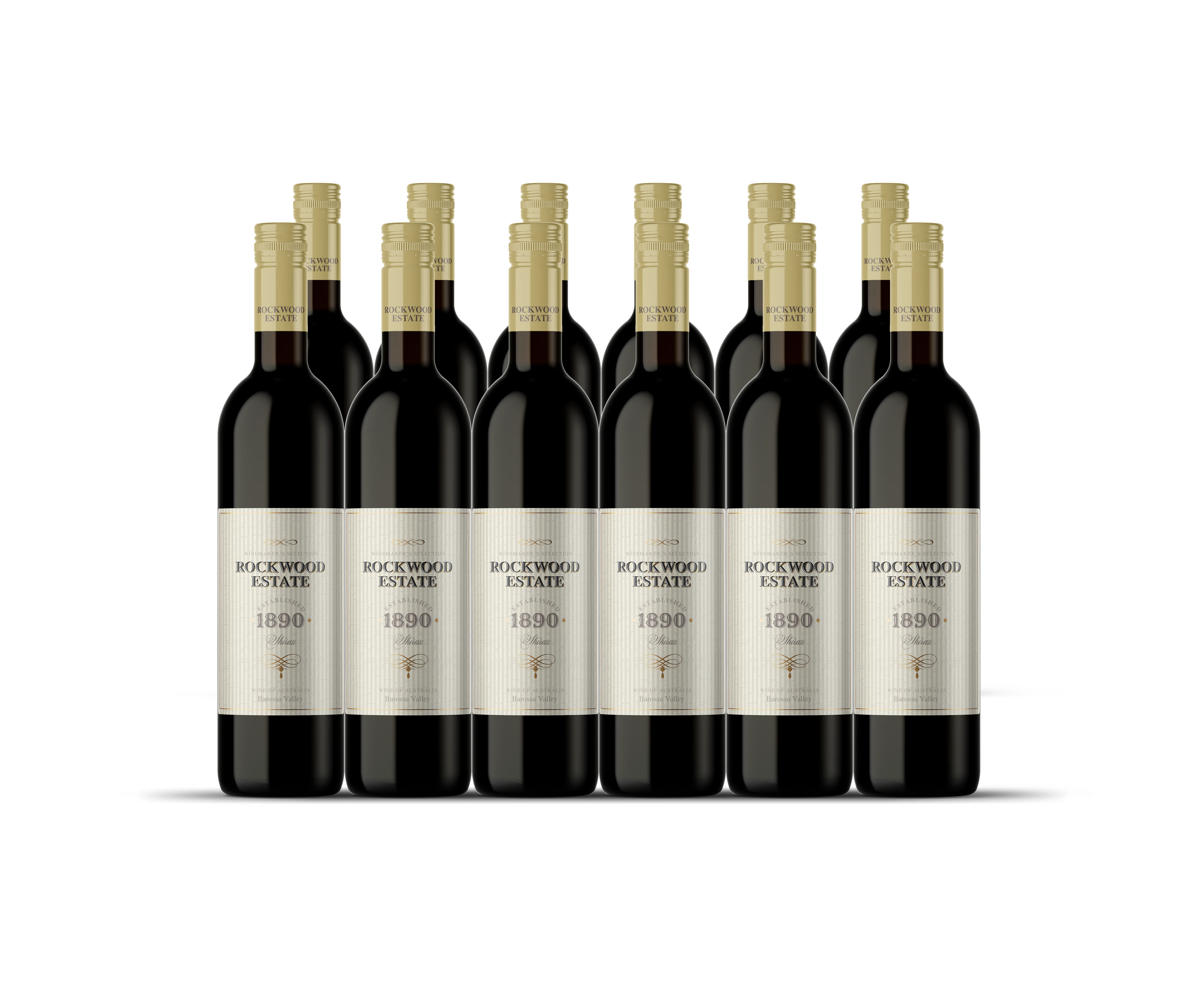 12 Bottles of 2018 Rockwood Barossa Valley Shiraz 750ML