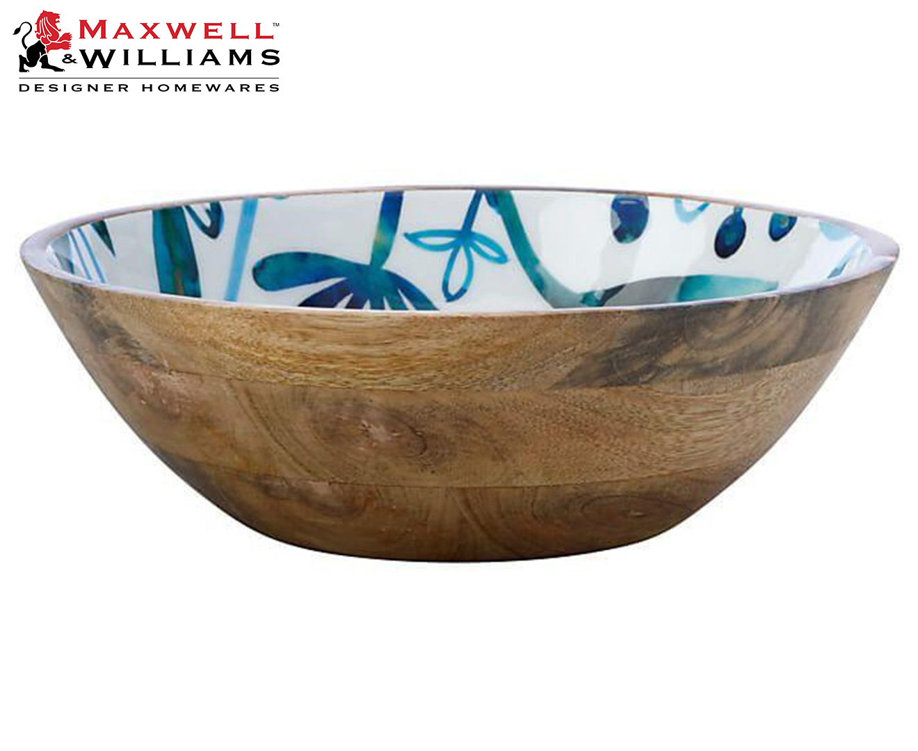 Maxwell & Williams 24x8cm Dusk Serving Bowl - White/Multi/Natural
