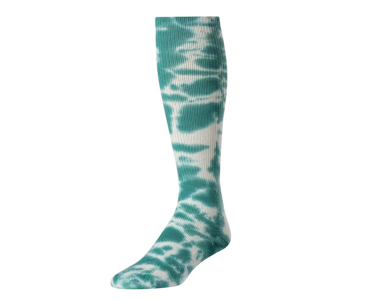 (Small, Teal/White) - TCK Tie Dye Multisport Tube Socks