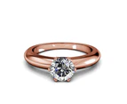 Jewel In The Palace Solitaire Ring Embellished with Swarovski crystals