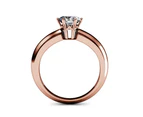 Jewel In The Palace Solitaire Ring Embellished with Swarovski crystals