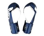 Muay Thai Boxing Gloves Blue/ White