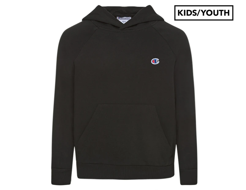 Champion Kids'/Youth French Terry Script Hoodie - Black