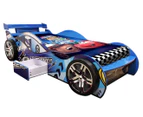 Oli And Ola Kids' Racing Car Dreamer Single Bed - Blue