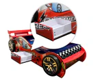 Oli And Ola Kids' Racing Car Dreamer Single Bed - Red