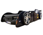 Oli And Ola Kids' Racing Car Batman Single Bed - Black
