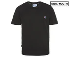 Champion Kids'/Youth Jersey Script Tee / T-Shirt / Tshirt - Black