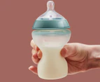 2pc Tommee Tippee 260ml Baby Soft Silicone Feeding Bottle Slow Flow w/Lid 0m+