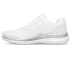Skechers Women's Bountiful Sneakers - White/Silver 3