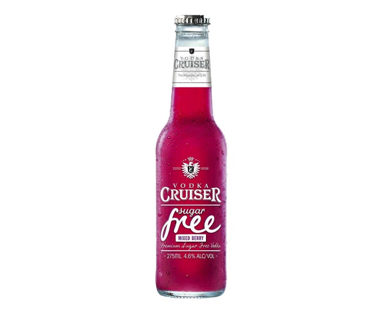 Vodka Cruiser Sugar Free Mixed Berry (10X275ML)