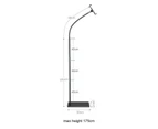 Adjustable Floor Stand Lazy Mount Holder Arm Bracket For iPad Tablet iPhone 175cm - Black