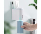 Ecoco Toothbrush Holder Multifunctional Wall-Mounted Magnetic Bathroom - Grey