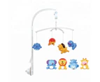 Hanging Rotary Baby Mobile Cot Crib Bed Toys Wind Up Music Ring Bell Infant Gift