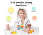 12PCS Baby Rattle Teething Toys Teether Grab Shaker Spin Infant Newborn Gift Set