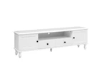 Artiss TV Cabinet Entertainment Unit 160cm White Kubi