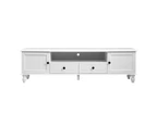 Artiss TV Cabinet Entertainment Unit 160cm White Kubi