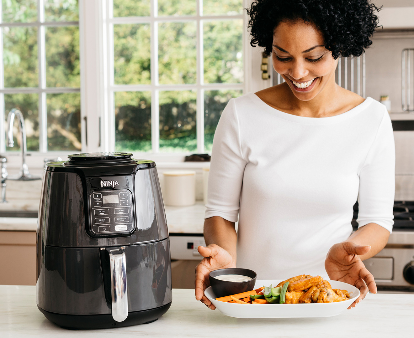 Buy Ninja Foodi Max 9.5L XXXL Dual Zone Air Fryer AF400 - MyDeal