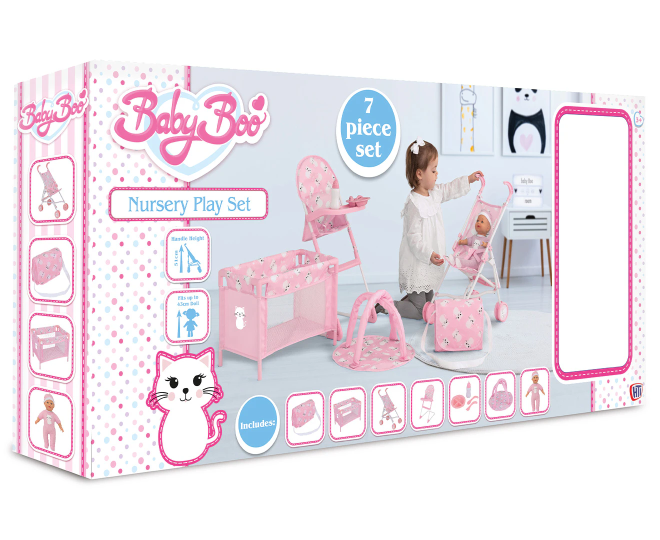 Baby Boo Nursery 6-in-1 Playset