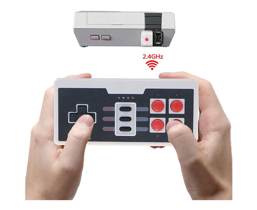 2.4G Wireless Controller Gamepad Joypad for Nintendo Mini NES Classic / SNES Mini Console