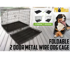 Paw Mate Wire Dog Cage Foldable Crate Kennel 36in with Tray