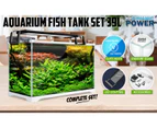 Dynamic Power Aquarium Fish Tank 39L Starfire Glass