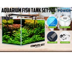 Dynamic Power Aquarium Fish Tank 70L Starfire Glass