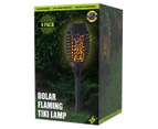 25th Hour Solar Flaming Tiki Lamp 4-Pack