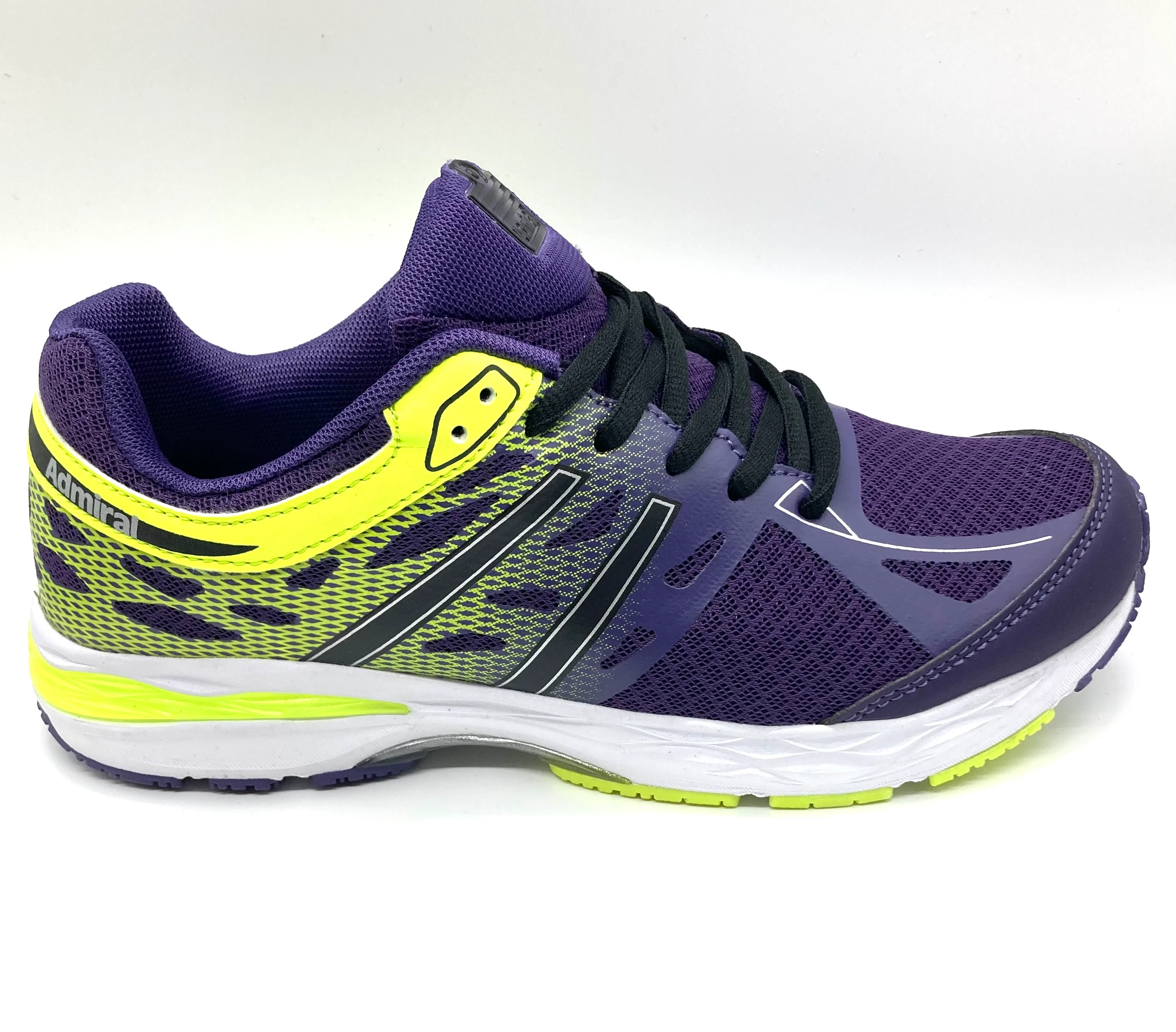 ADMIRAL Mens Running - Aerobreeze Racer Dark Purple/Citron