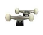 Trinity Skateboard Combo 52mm Wheels with 5.25" Trucks - Raw Black (Set of 2) - Silver