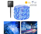 200LED Solar Powered String Fairy Light for Outdoor Decoration - Blue