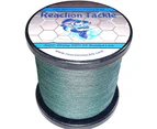 (4.5kg (150 yards), Moss Green) - Reaction Tackle High Performance Braided Fishing Line (Various Colours)