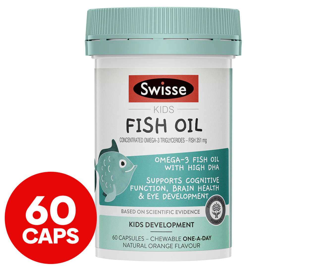 Swisse Kids Fish Oil 60 Caps