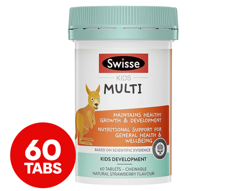 Swisse Kids Multi Vitamin Strawberry 60 Tabs