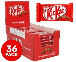 #36 x Nestlé KitKat Bars 41.5g