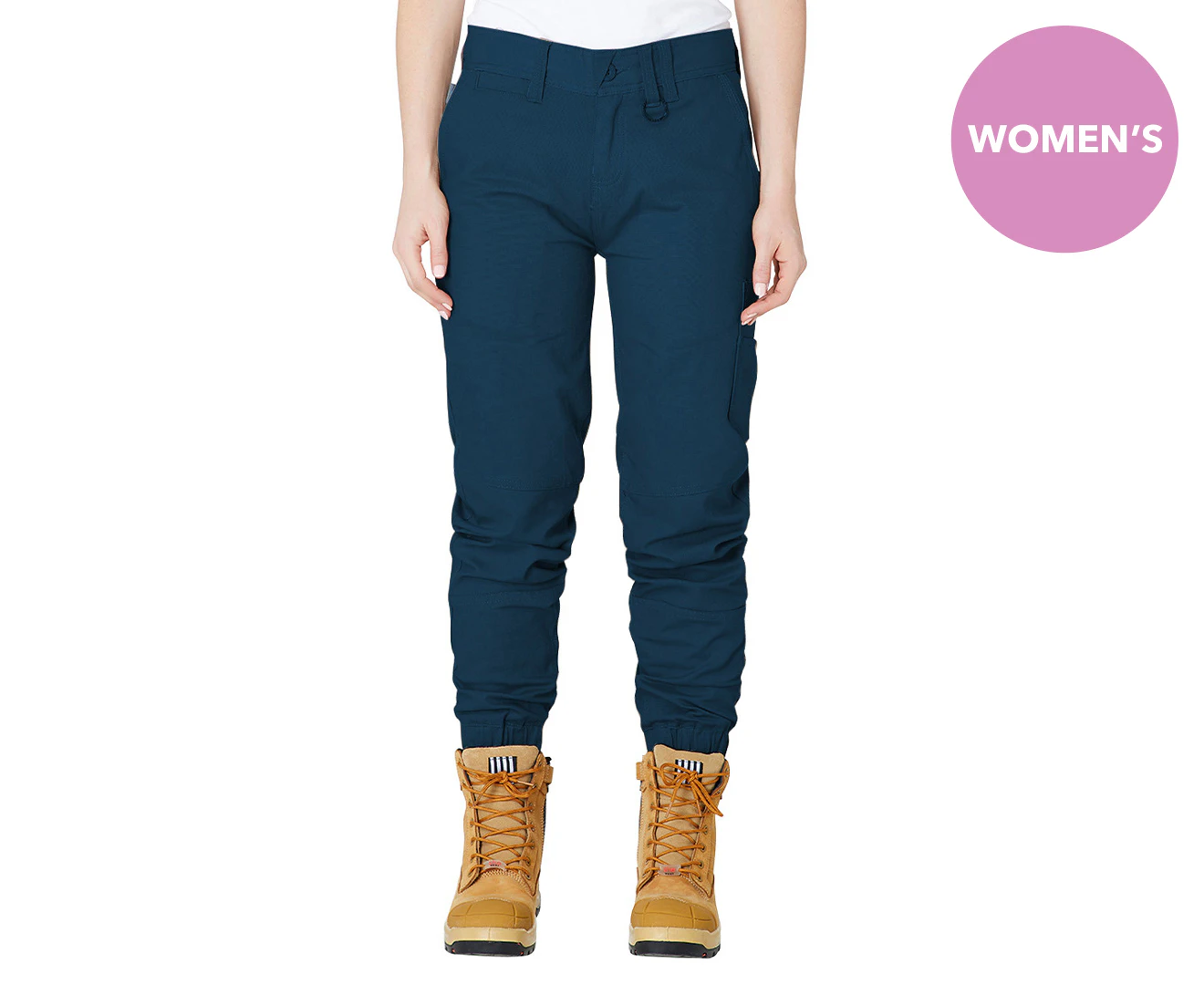 Elwood Workwear Women's Cuffed Pants - Navy