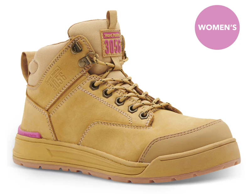 Hard Yakka Women's 3056 Side Zip Boots - Wheat