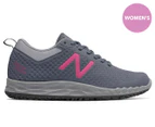 New Balance Women's Slip Resistant Fresh Foam 806 Industrial Sneakers - Grey/Berry