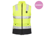 SA1NT Women's Hi-Vis Vest - Fluorescent Yellow/Denim