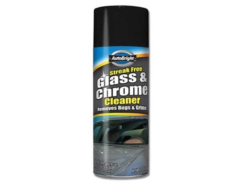 AutoBright Glass & Chrome Cleaner - 340g Spray
