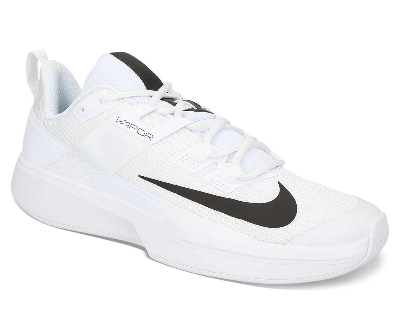 nike men's vapor lite tennis shoes white and black
