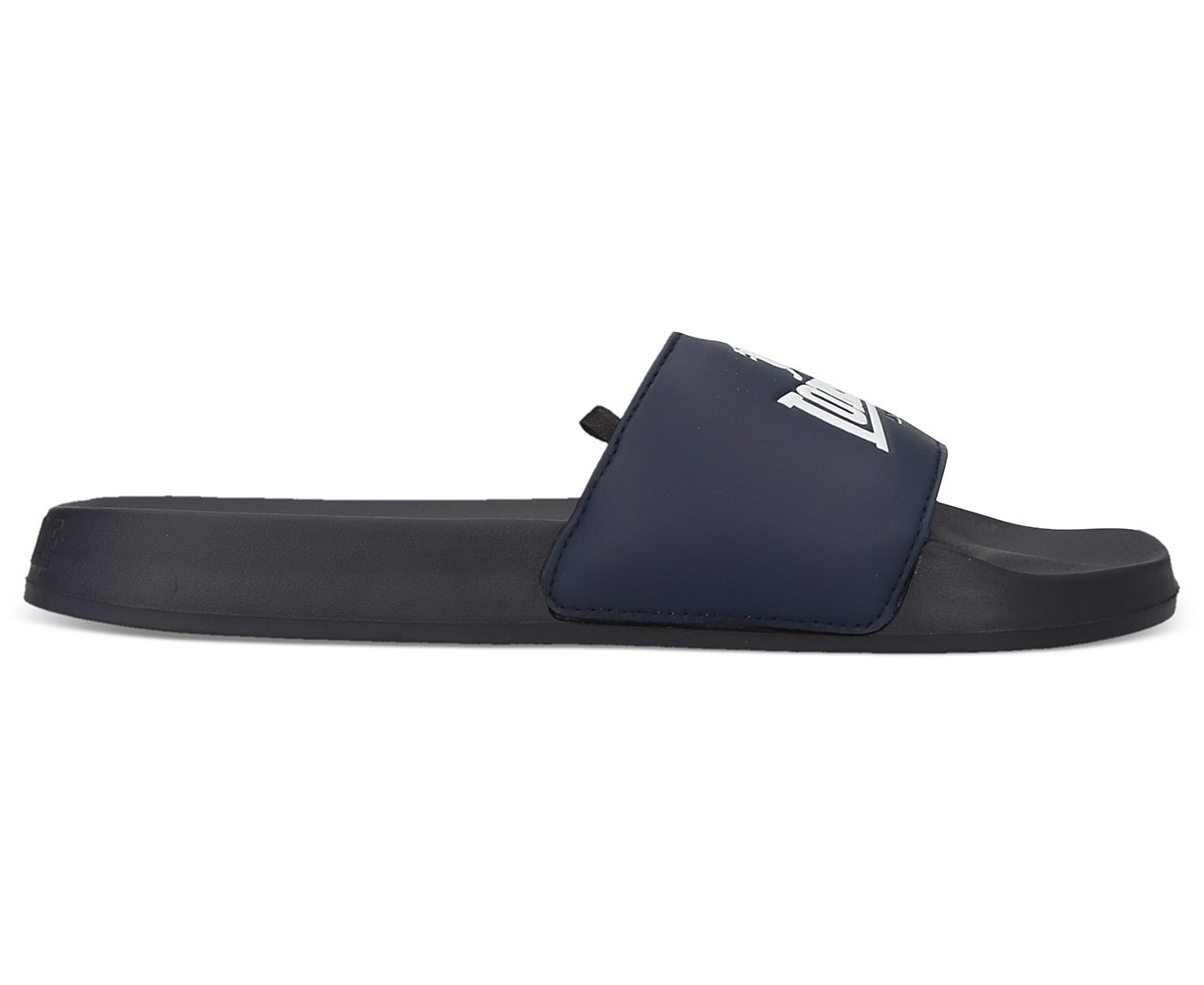 Lonsdale Men's Hayes Slides - Navy/White | Catch.co.nz