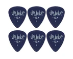 6 x Jim Dunlop Poly Light Guitar Picks Blue 479RLT