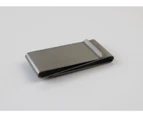 Mens/Womens Silver 3Cms Wide Double Layer Solid Money Clip